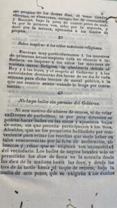 No haya bailes sin permiso