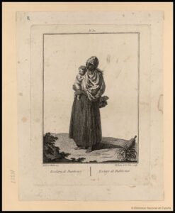 Luis Paret y Alcázar--Esclava de Puerto Rico/Traje de Esclava de Puerto Rico--Biblitoca Nacional de Espana