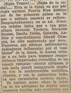 Figura 11 Arturo Somohano en "Puerto Rico y su Musica"